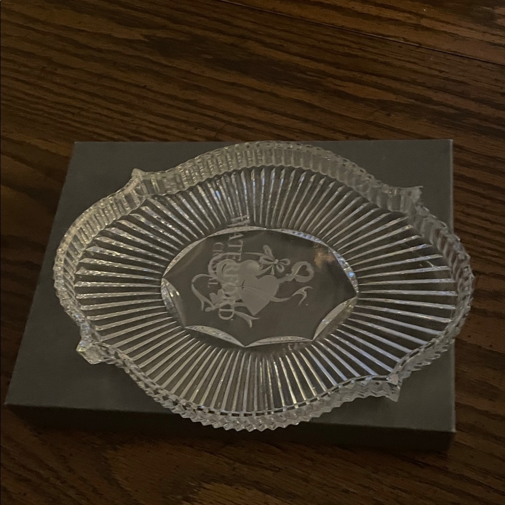Waterford Crystal Decorative Dish - Clear beautiful eternity plate